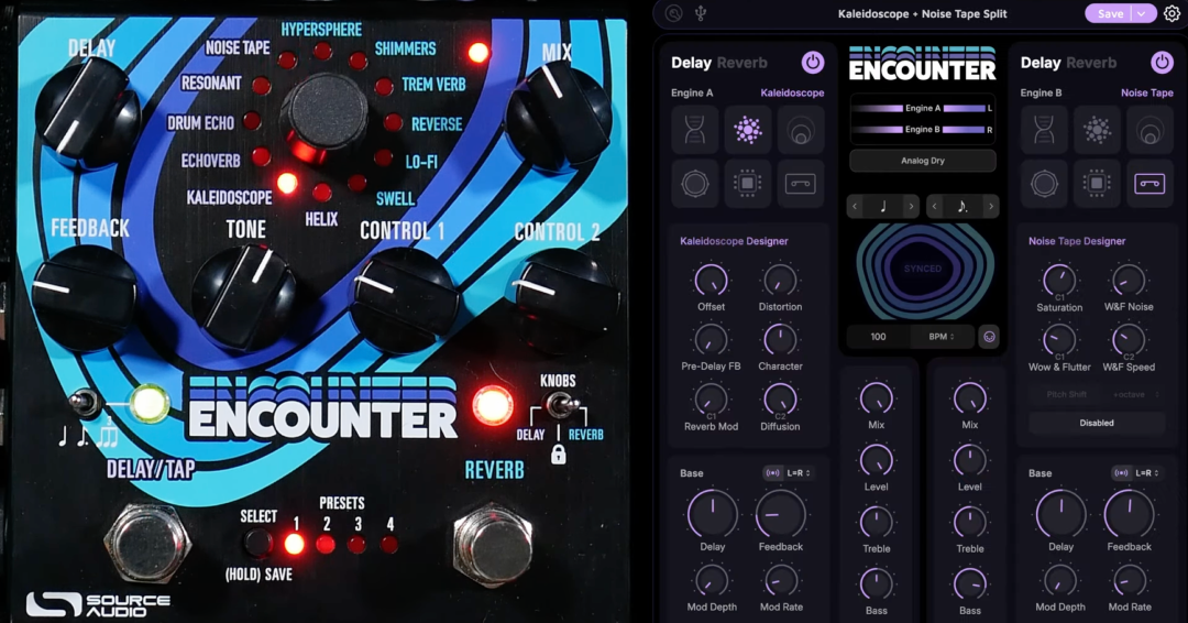 Doug Hanson: Source Audio Encounter Delay + Reverb | Demo