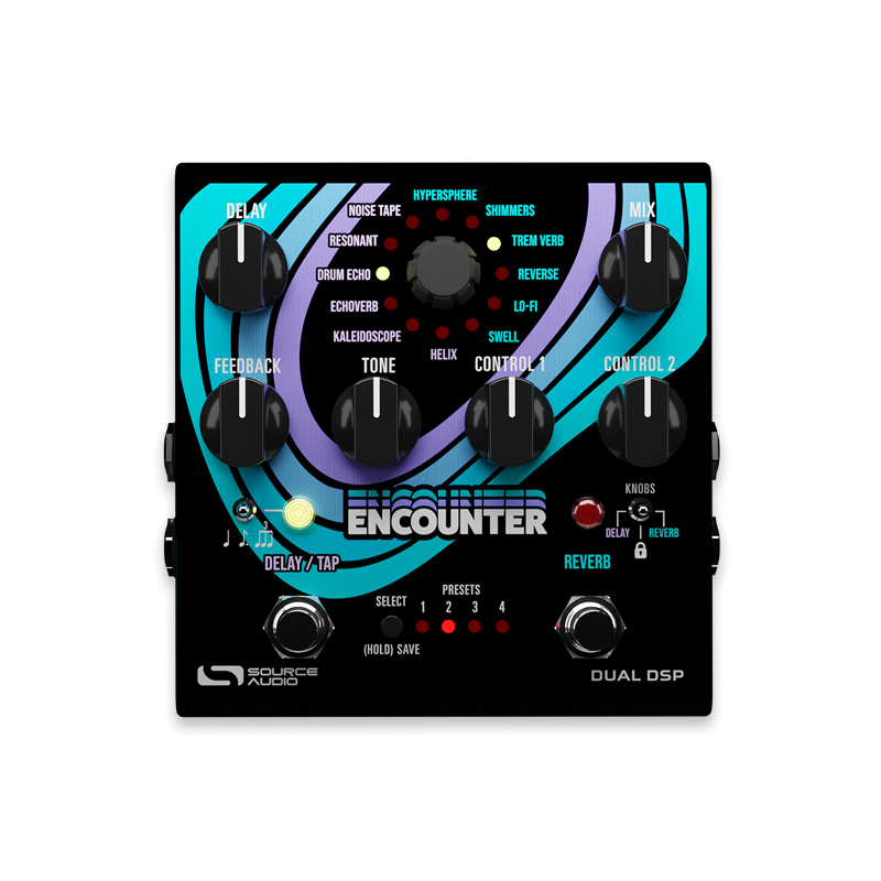 Source Audio ENCOUNTER アンビエント ディレイ+リバーブ Encounter Delay + Reverb